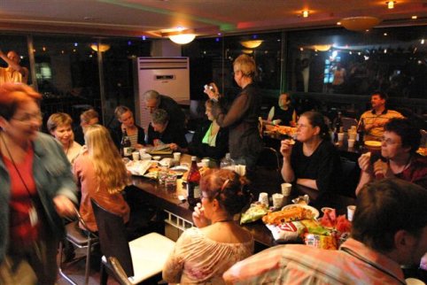 In de bar