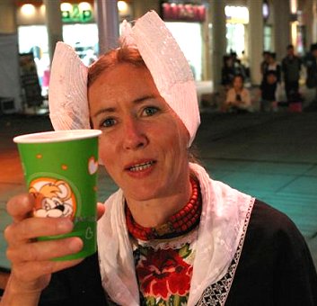 Mirian drinkt nog wat