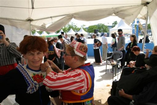 Omkleden op het Taekwondo Festival in Seongnam