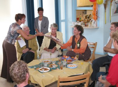 Kado's en een speech voor Petra!